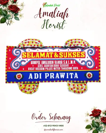 Papan Bunga Ucapan Selamat Purwodinatan